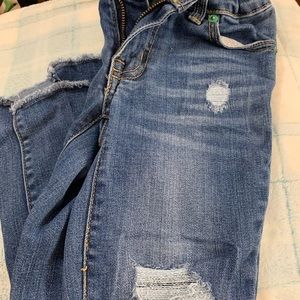 Cat & Jack Super Skinny Crop stretch jeans, Size 7